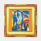 Das Blaue Pferd von Franz Marc Magnet (Vorne)