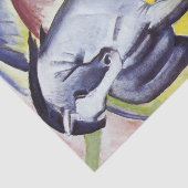 Das Blaue Pferd von Franz Marc Tissue Seidenpapier (Ausschnitt)