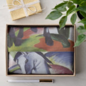 Das Blaue Pferd von Franz Marc Tissue Seidenpapier (Geschenk)