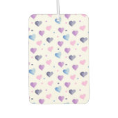 Das blaue Pink-blaue Muster des Wasserfarbmusters Autolufterfrischer (Vorderseite)