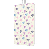 Das blaue Pink-blaue Muster des Wasserfarbmusters Autolufterfrischer (Links)