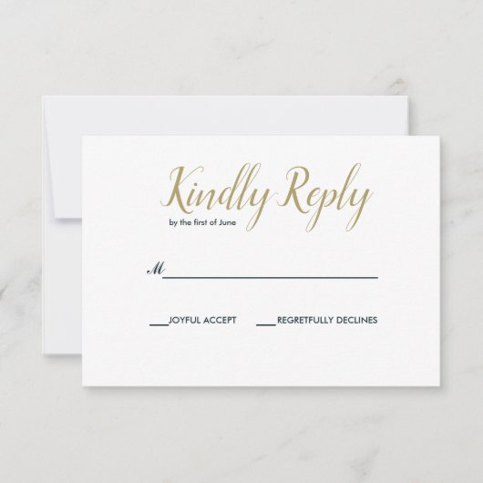 Das blaue Riff | Nautical Wedding RSVP Karte (Vorderseite)