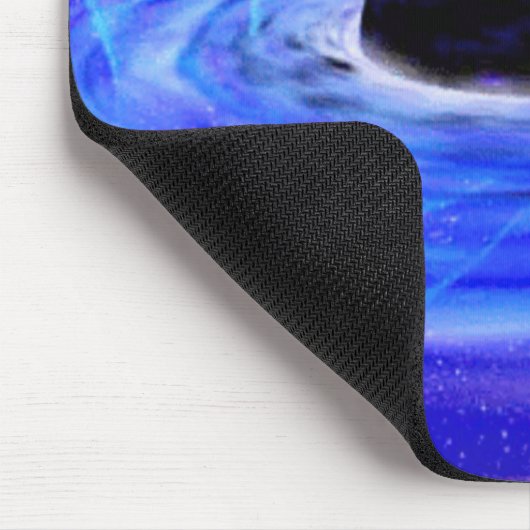 Das blaue Schwarze Loch der NASA Mousepad (Ecke)