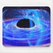 Das blaue Schwarze Loch der NASA Mousepad (Vorne)