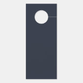 Das blaue Seepferd | Hochzeitsgast Türanhänger (Rückseite)