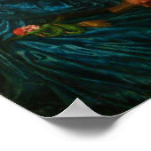 Das blaue Seidenkleid Poster (Ecke)