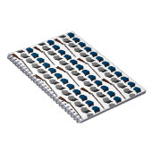 Das Blaue und das Grau Notizblock (Rechte Seite)