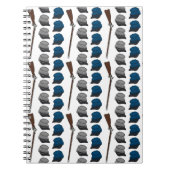 Das Blaue und das Grau Notizblock (Vorderseite)