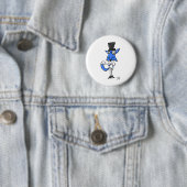 Das blauer Fox-Abzeichen Button (Beispiel)