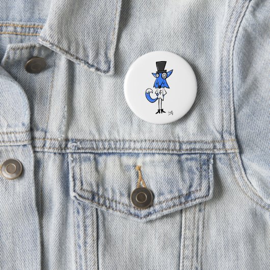 Das blauer Fox-Abzeichen Button (Beispiel)