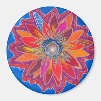 Das Blazing Lotus Magnet