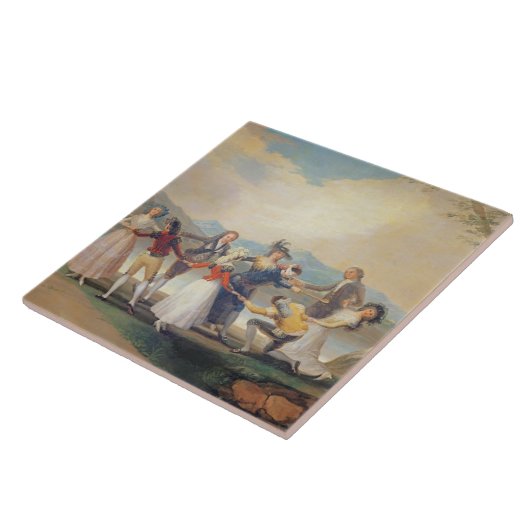 Das blinde B Mannes Francisco Jose de Goya y Fliese (Seite)