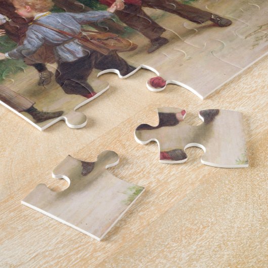 Das blinde Büffelleder 91316me des Mannes T33268; Puzzle (Seite)