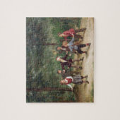 Das blinde Büffelleder 91316me des Mannes T33268; Puzzle (Vertikal)