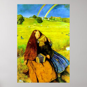 Das Blinde Mädchen ~ John Everett Millais Poster