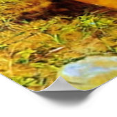 Das Blinde Mädchen ~ John Everett Millais Poster (Ecke)