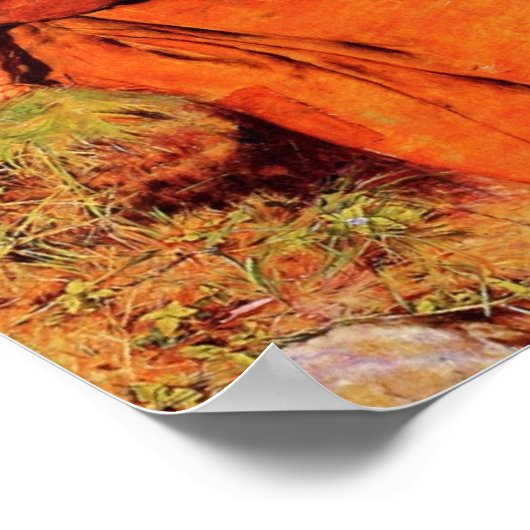 Das blinde Mädchen - Poster (Ecke)