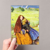 Das blinde Mädchen von John Everett Millais Acryleinladungen (Insitu (Handheld))
