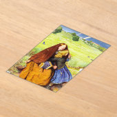 Das blinde Mädchen von John Everett Millais Acryleinladungen (Ablage )