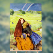 Das blinde Mädchen von John Everett Millais Acrylschild (Neutral)