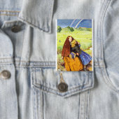 Das blinde Mädchen von John Everett Millais Button (Insitu)