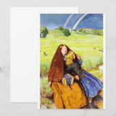Das blinde Mädchen von John Everett Millais Einladung (Vorne/Hinten)