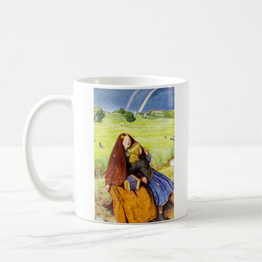 Das blinde Mädchen von John Everett Millais Kaffeetasse (Links)