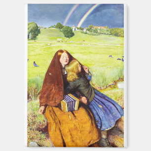 Das blinde Mädchen von John Everett Millais Magnet