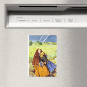 Das blinde Mädchen von John Everett Millais Magnet (In Situ (Geschirrspüler))