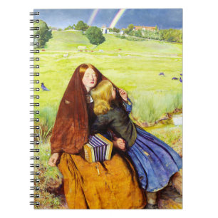 Das blinde Mädchen von John Everett Millais Notizblock