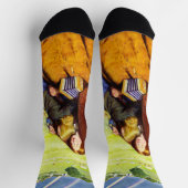 Das blinde Mädchen von John Everett Millais Socken (Oben)
