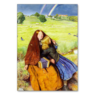 Das blinde Mädchen von John Everett Millais Tischnummer