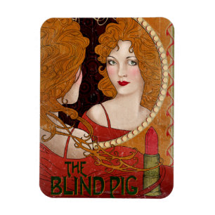 DAS BLINDE PIG™-Vintage Artwork Magnet