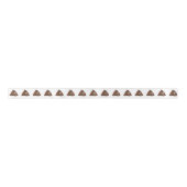 Das Blinzeln kacken Emoji Satinband (Vorderseite)