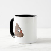 Das Blinzeln kacken Emoji Tasse (Vorderseite Links)
