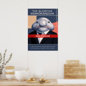 Das Blobfish-Memorandum-Kunstwerk Poster (Küche)