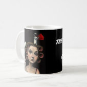 Das Bloggess ist mein Kopilot Kaffeetasse (Vorderseite Links)