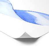 Das Blue Bow Brautparty Begrüßungszeichen Poster (Ecke)