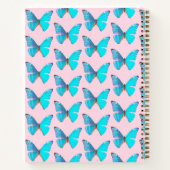 Das Blue Butterfly Hardcover Spiral Notebook Notizblock (Rückseite)