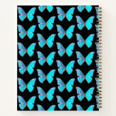 Das Blue Butterfly Hardcover Spiral Notebook Notizblock (Rückseite)
