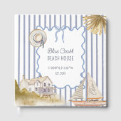 Das Blue Coastal Beach House - Chic Guest Informat Gästebuch (Vorderseite)