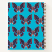 Das Blue Frack Butterfly Hardcover-Notebook Notizblock (Rückseite)