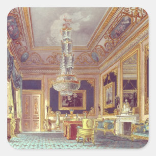 Das Blue Velvet Room, Carlton House Quadratischer Aufkleber