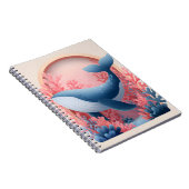 Das Blue Whale Coral Garden Notebook Notizblock (Rechte Seite)