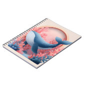 Das Blue Whale Coral Garden Notebook Notizblock (Linke Seite)