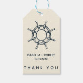 Das BlueShip-Rad | Hochzeit Vielen Dank für Ihr In Geschenkanhänger (Vorderseite)