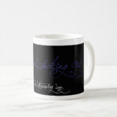 Das blueStocking-Mädchen Kaffeetasse (VorderseiteRechts)