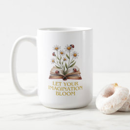 Das blühende Buch. Lass dein Fantasieblut Kaffeetasse