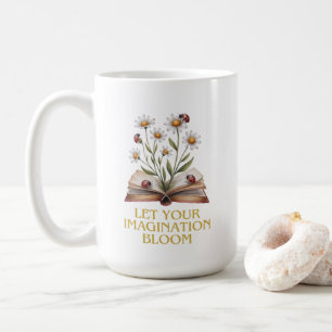 Das blühende Buch. Lass dein Fantasieblut Kaffeetasse