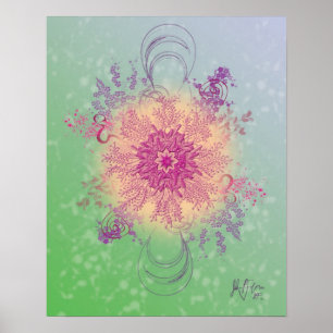 Das Blume Experiment (Digital) von Julian P. Flore Poster